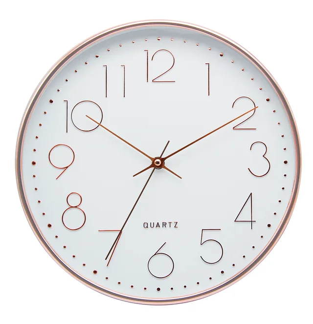 Promotional Plastic Wall Clock Movement Quartz with Embossed Number