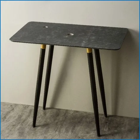 FOR-BV + VT8046BM Marble Table Top with Legs