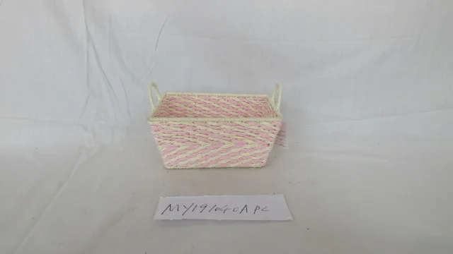 Natural Paper Rope Woven Storage Basket