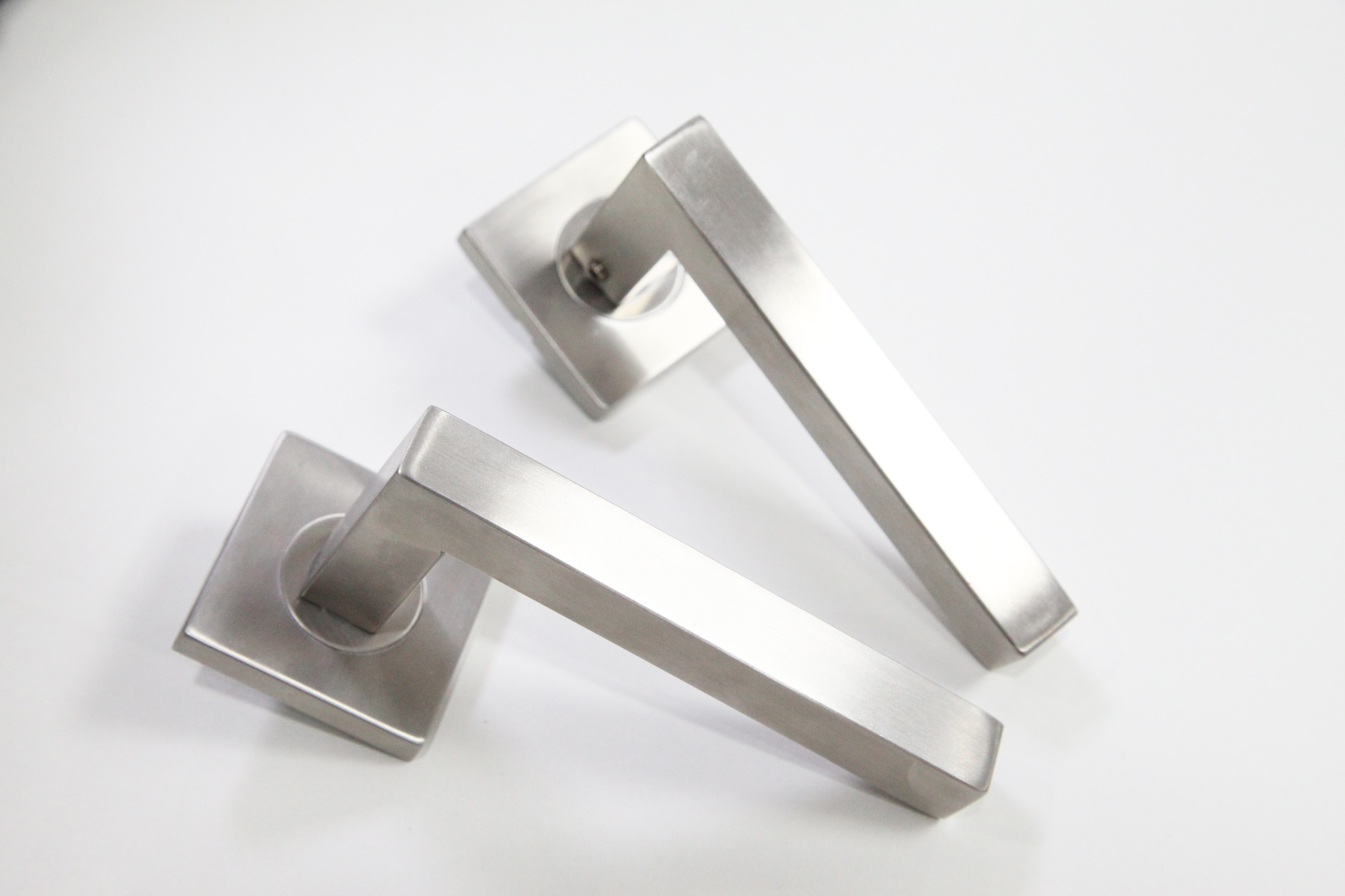Stainless steel door handles