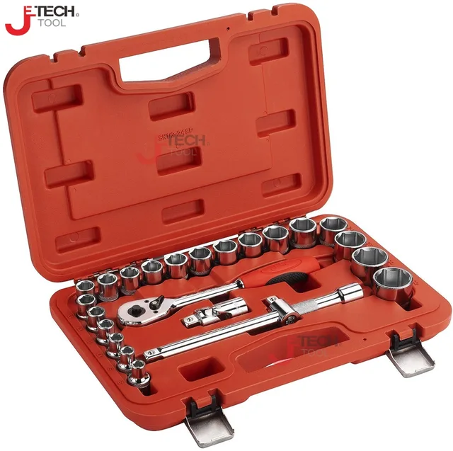 Jetech 24PCS 1/2 Inch Drive Socket Set