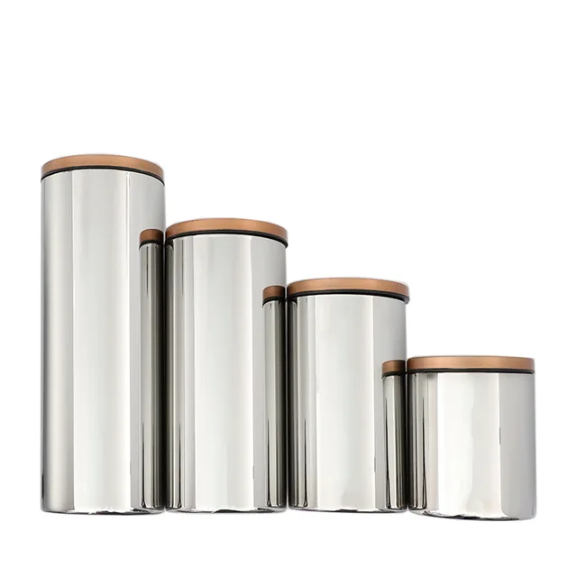 Borosilicate glass food storage jar