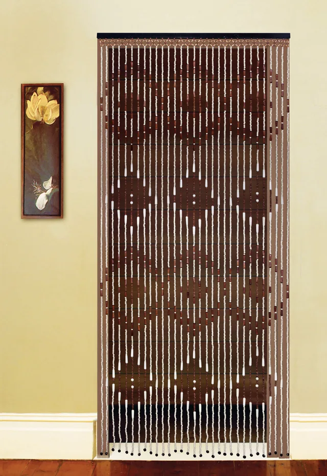 Bamboo door curtain