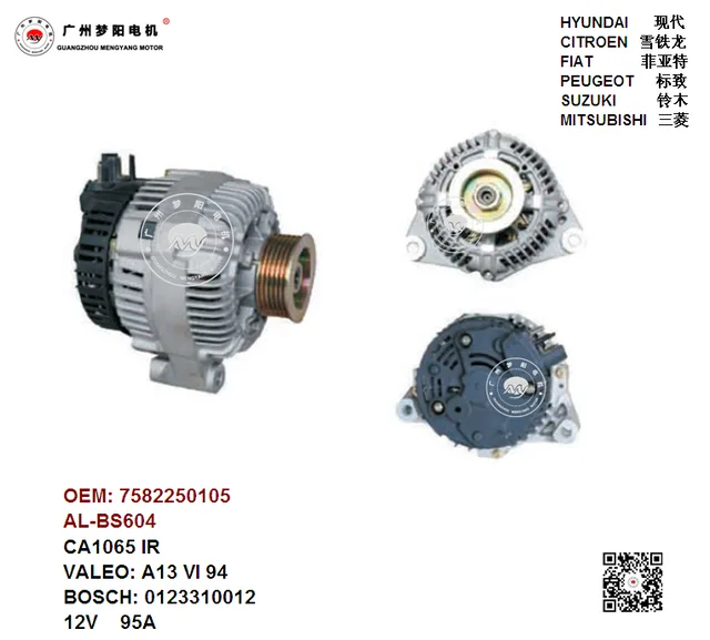 ALTERNATOR, VALEO, MITSUBISHI, HYUNDAI, CITROEN, BOSCH, Suzuki, 7582250105, 21925N, 944390402110, 944390393000, 943356577010, 943356576010, 943346223010, NA479, A13VI95, A13VI94, A13VI261, 2542358A, 2542254A, 2541759B, 2541758B, A2TA2094C, A2TA2094D,