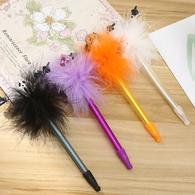 Ghost festival feather pen