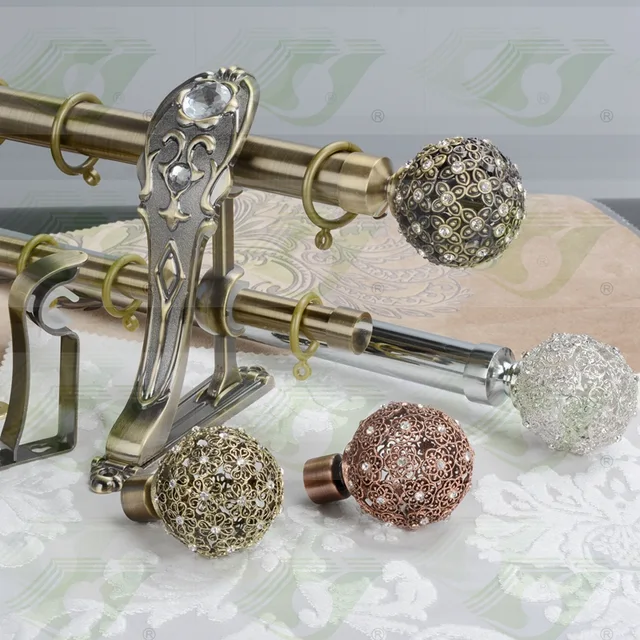 28mm Luxury curtain pole wholesale ODM manufacturer