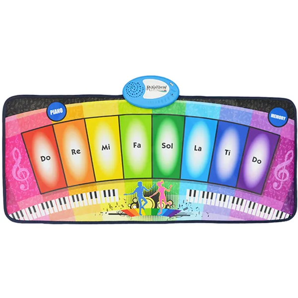 Rainbow Piano Playmat