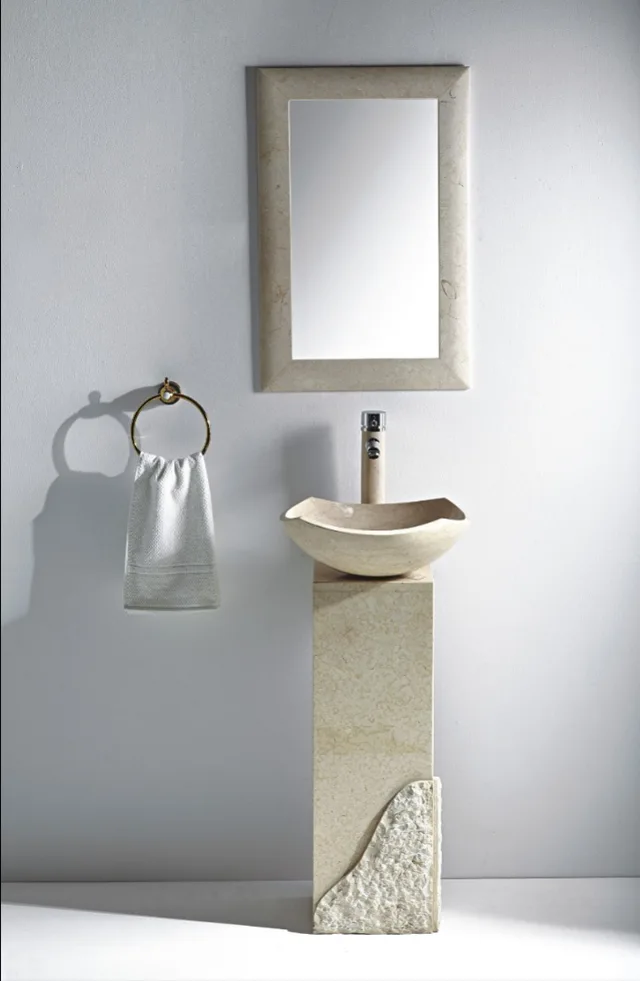 PJ050GL-FE4012GL Marble Pedestal Basin