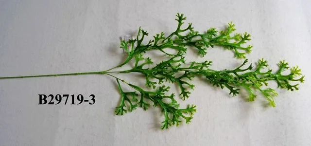 Plastic grass hanging, different items