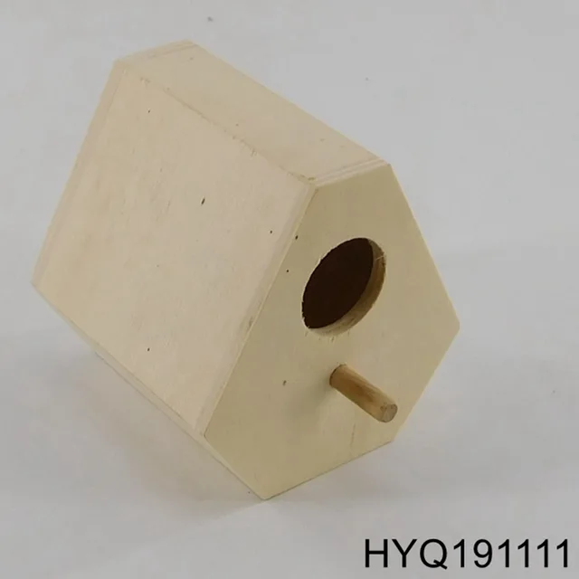 Wood bird house