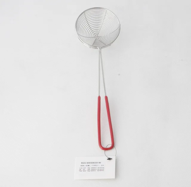 RGS-MX50610-W SS201 Stainless steel plastic impregnated small colander without iron201