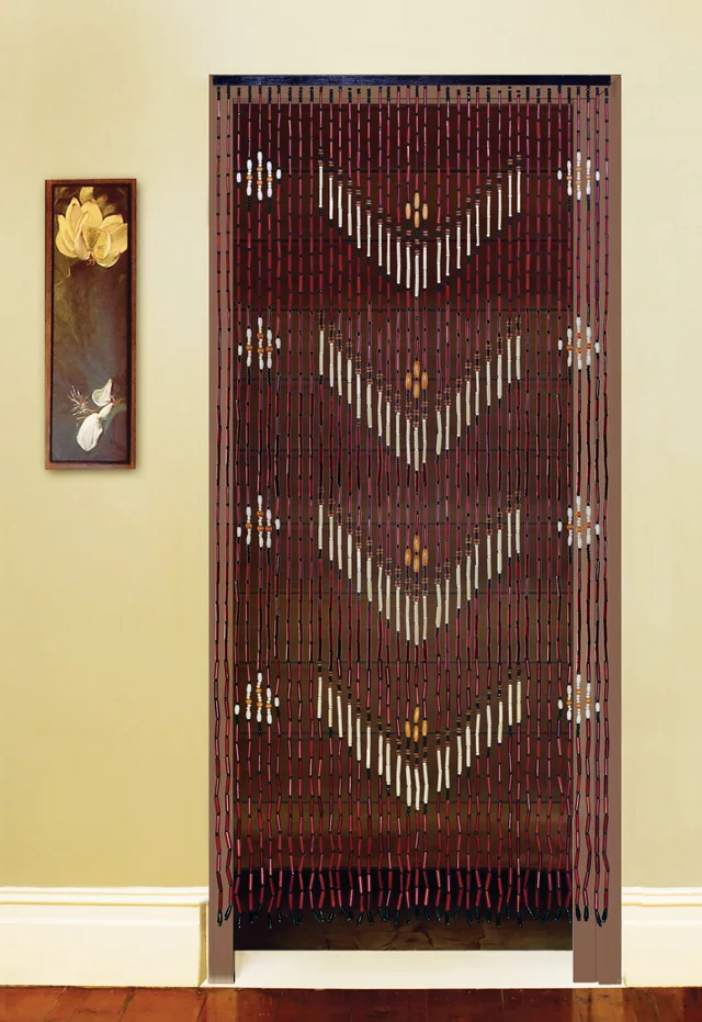 Bamboo door curtian