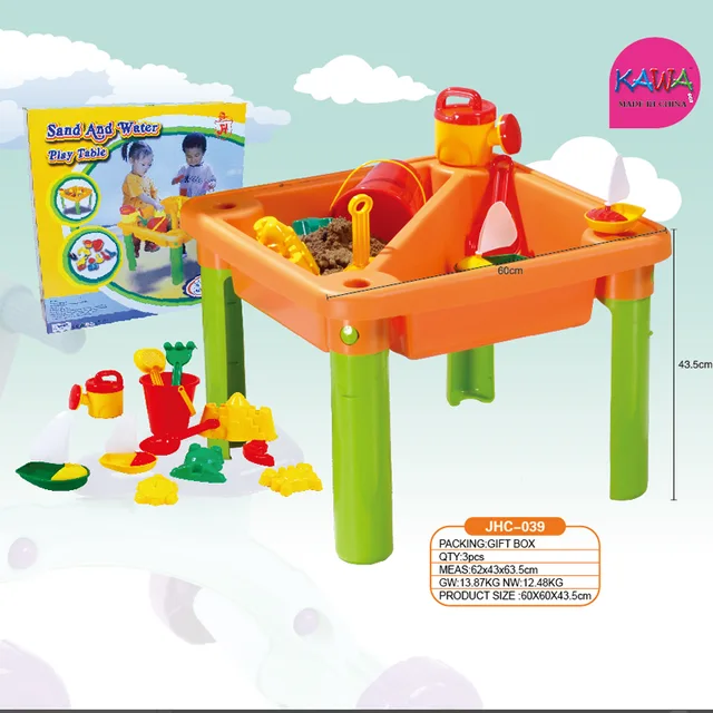 Sand and water play table