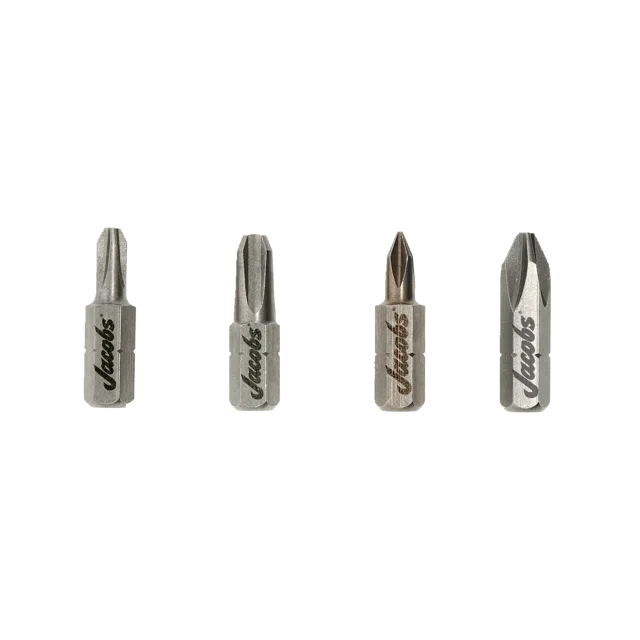 JACOBS 1/4”(6.35mm) Hex Insert Bits