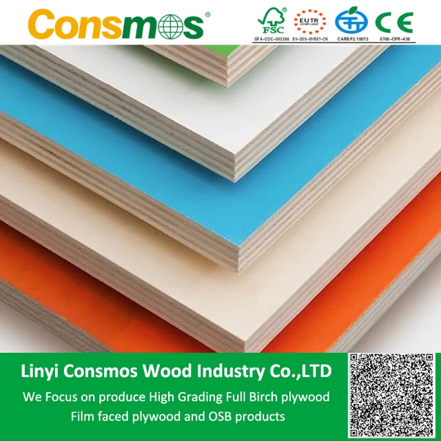 Melamine laminated plywood