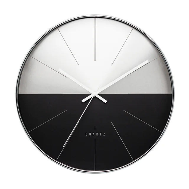 Deheng 24 hour clock movement 16 inch metal Framed wall clock