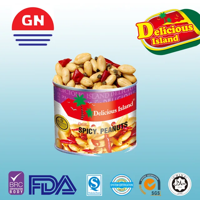 Roasted spicy peanuts