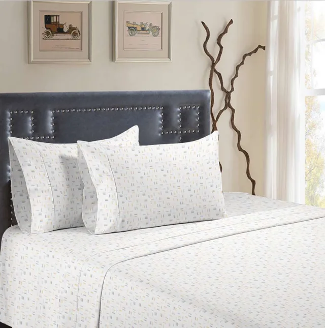 100% polyester bed sheet set D094