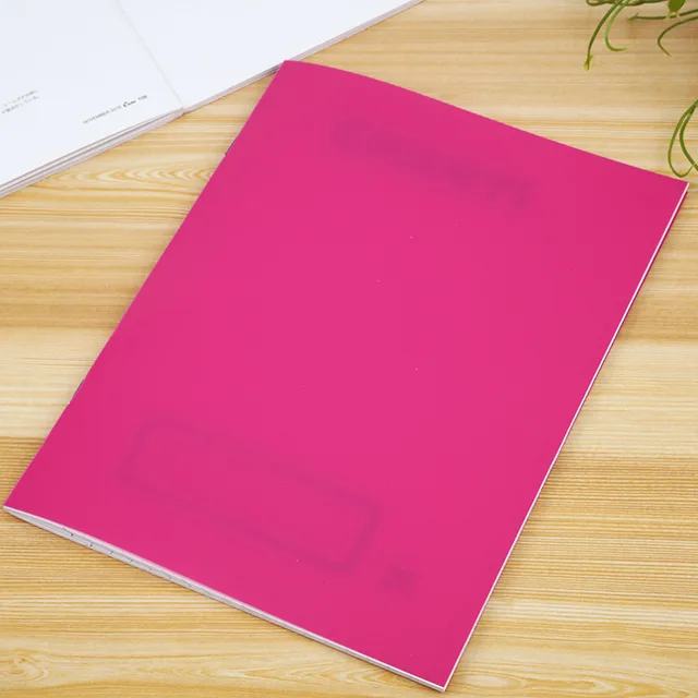 French exercise book with colorful PP