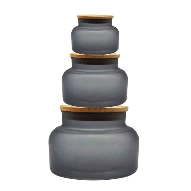 Glass candle jars