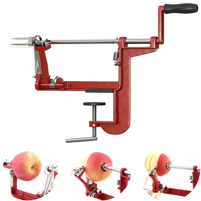 Apple potato peeler slicer