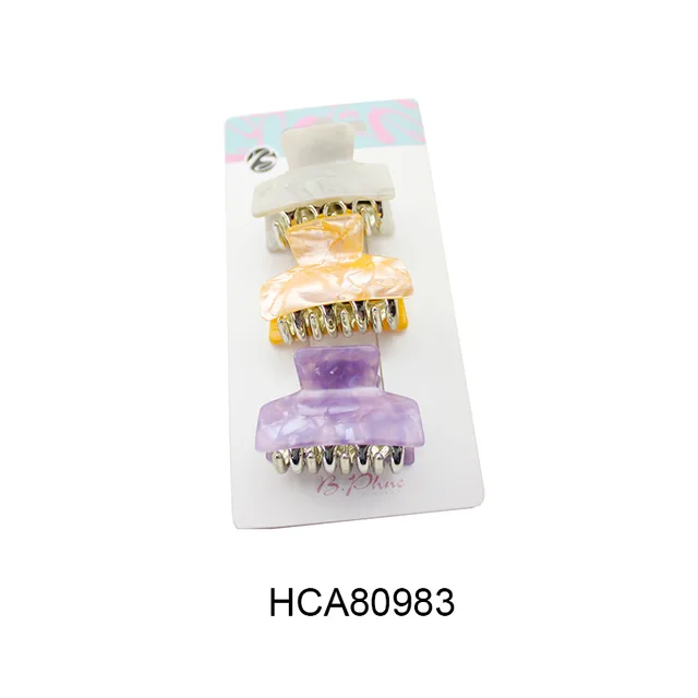 Acrylic hair claw