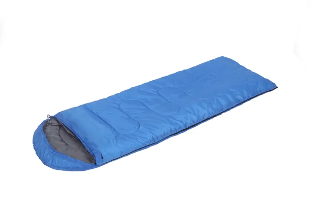 Envelop sleeping bag with hood