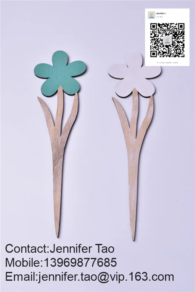 Easter wooden pick