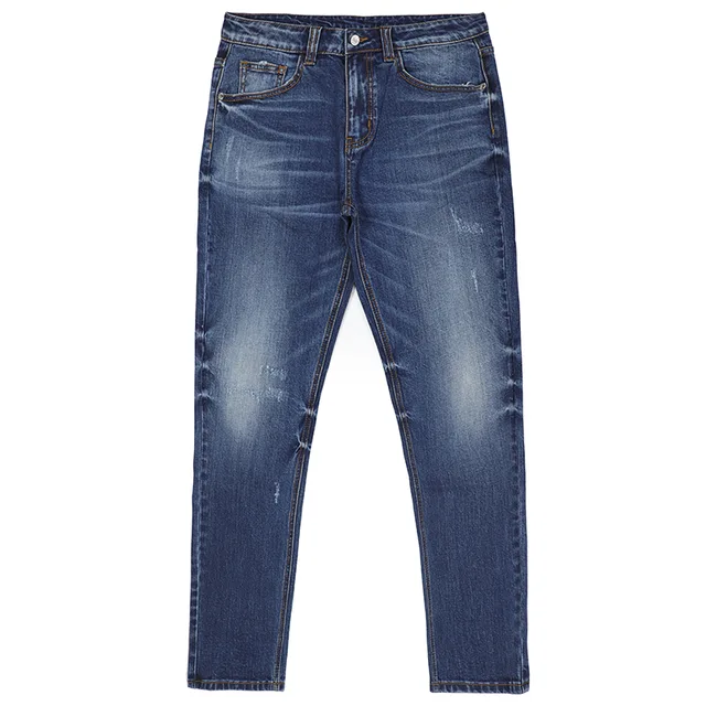 2024 Fashion style denim jeans pants slim fit men jeans trousers Monkey wash custom G2327-Z