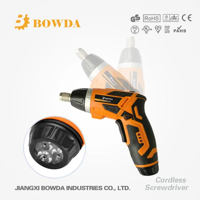 Newest 3.6V Mini Cordless Screwdriver with Li-ion Battery