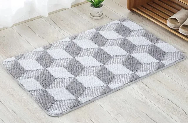 1000g heatset high cut low loop bath mat