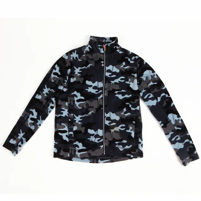 Camo fleece jacket for kids