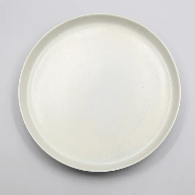 Plate,reactive glaze