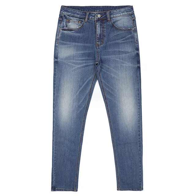 2026 new style Light blue loose straight denim jeans wash men jeans pants custom jeans G2328-Z