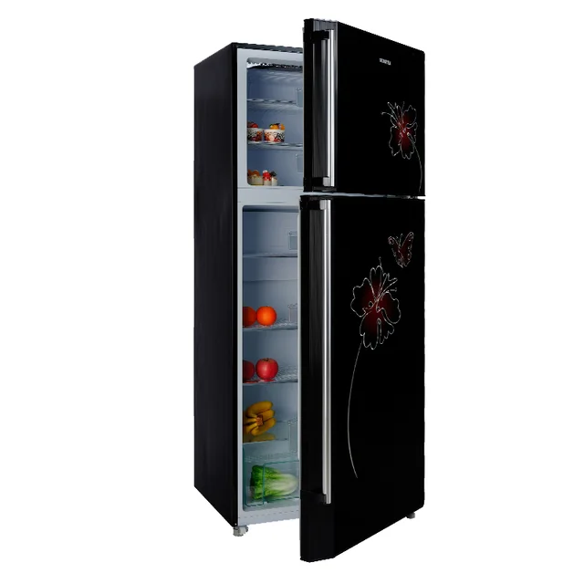 Top Freezer Glass Door Refrigerator