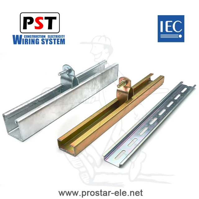 Unistrut Channel / Riel Channel / Riel RC / 41x41 Channel/ Riel DIN Tira/PST/ Riel RUC/Riel unistrut