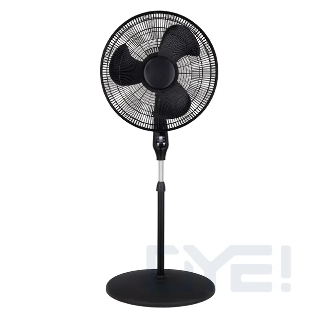 18'' pedestal fan with round base/Black /white/multiple colors/oscillation/adjustable angle/support cross stand base