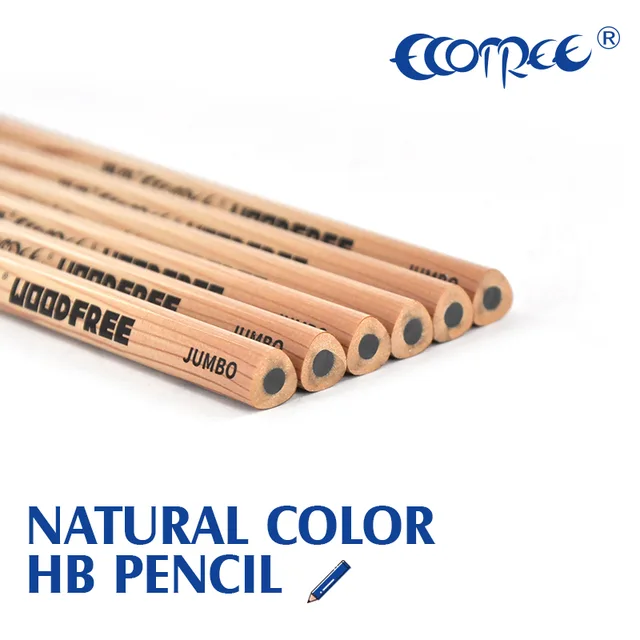 Natural wood pencils