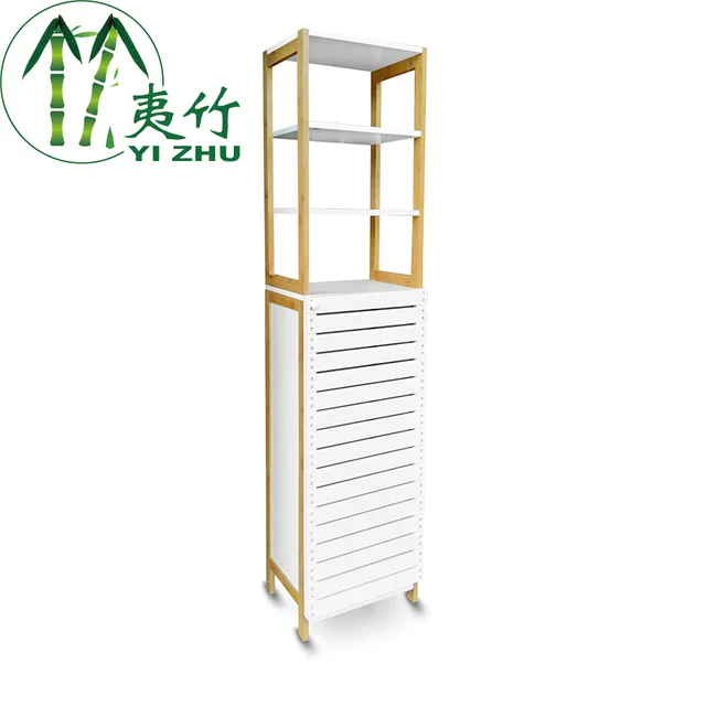 Bamboo +MDF Storage Cabinet Bethroom cabinet(