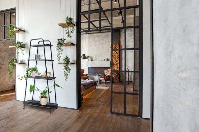 Plant stand modern 4-shelf