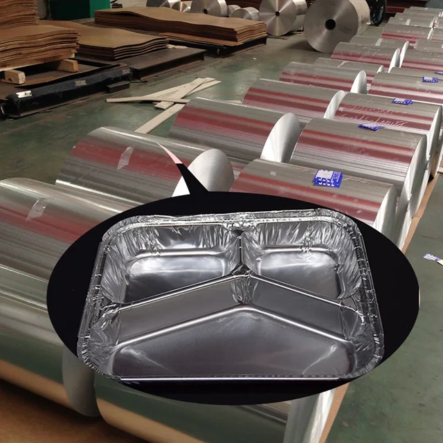 Aluminum Container foil Color Coating Food grade Packing Aluminum Foil