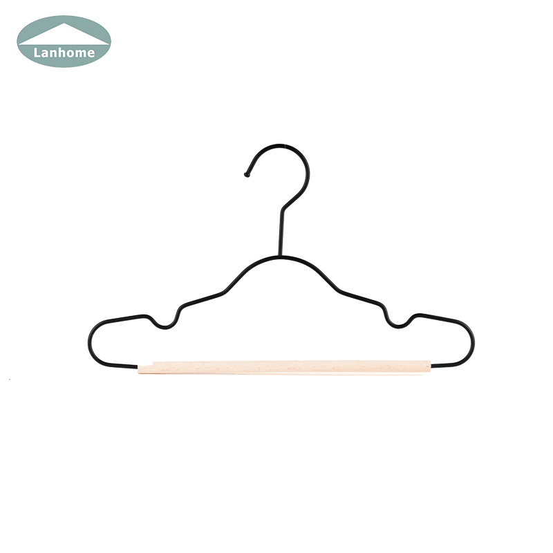 Lanhome High quality kids daily use kids metal hanger with nocks