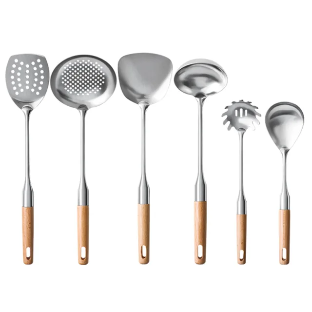 Stainless steel kitchen utensils