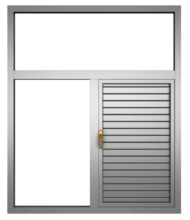 49 series Aluminium swing shutter window
