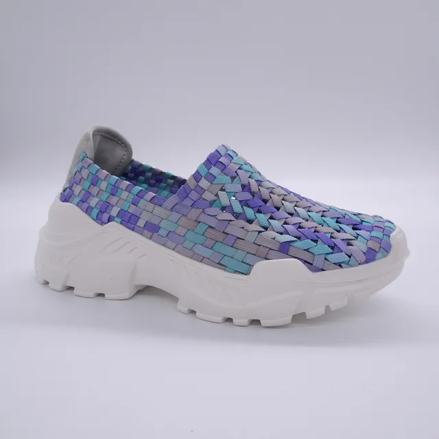 New Arrival Woven Sport Fashion Chunky Shoes For Women