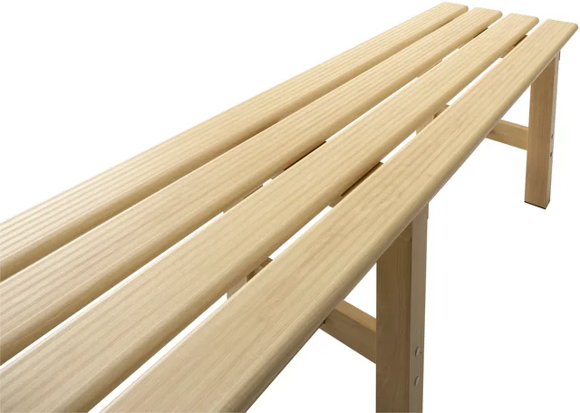Be-Wood bench 150 milky wood
