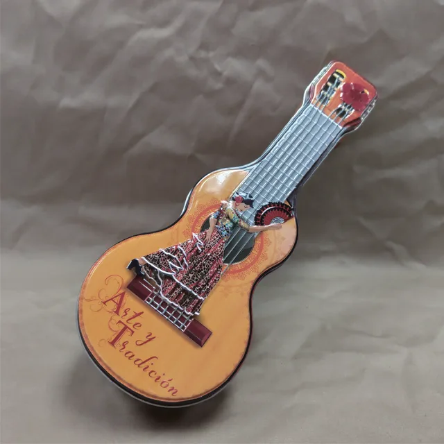 Guitar shape packing box