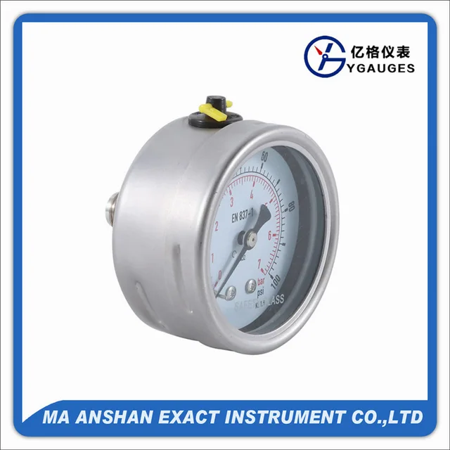 Laser welding pressure gauge-heavy duty manometer-stainless steel pressure gauge