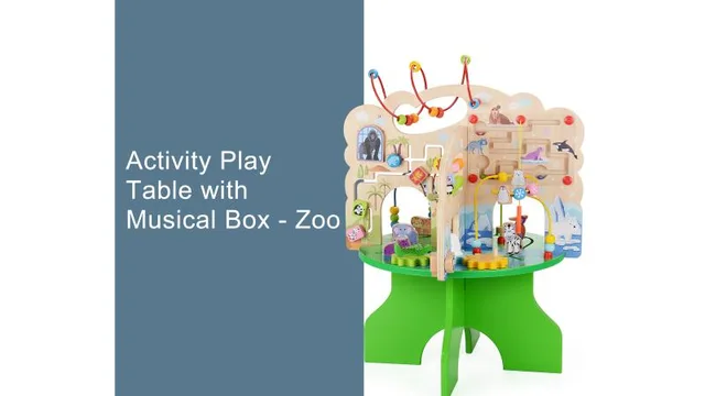 Activity Play Table With Musical Box