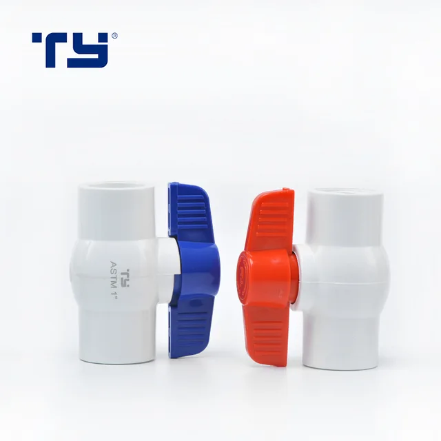 PVC BALL VALVE SCH40 SOCKET/THREAD and PVC VALVE